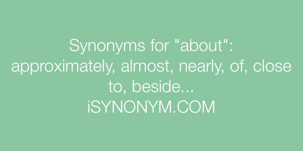 Synonyms about