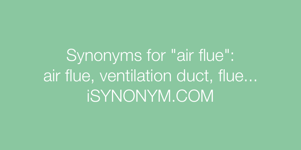 Synonyms air flue