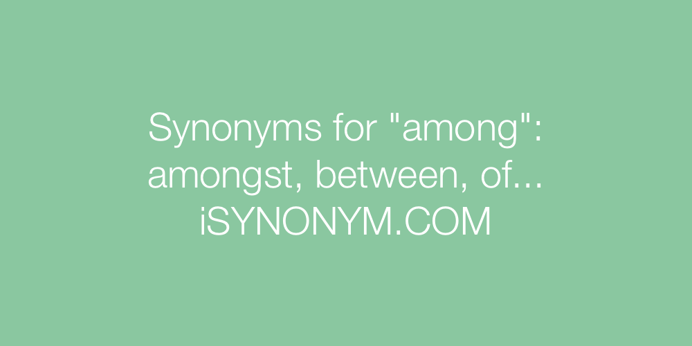 Synonyms among