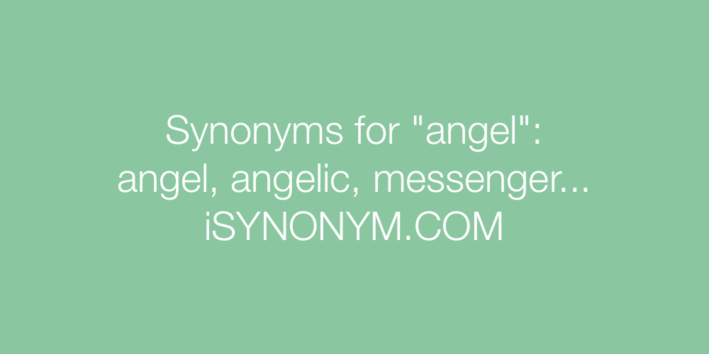 Synonyms angel