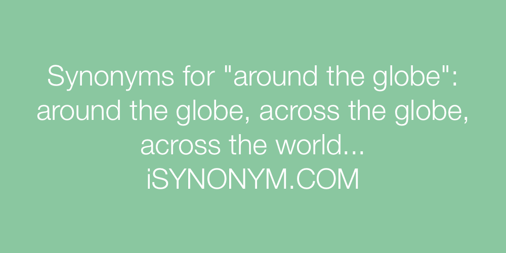 Synonyms around the globe