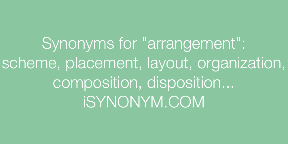 Synonyms arrangement