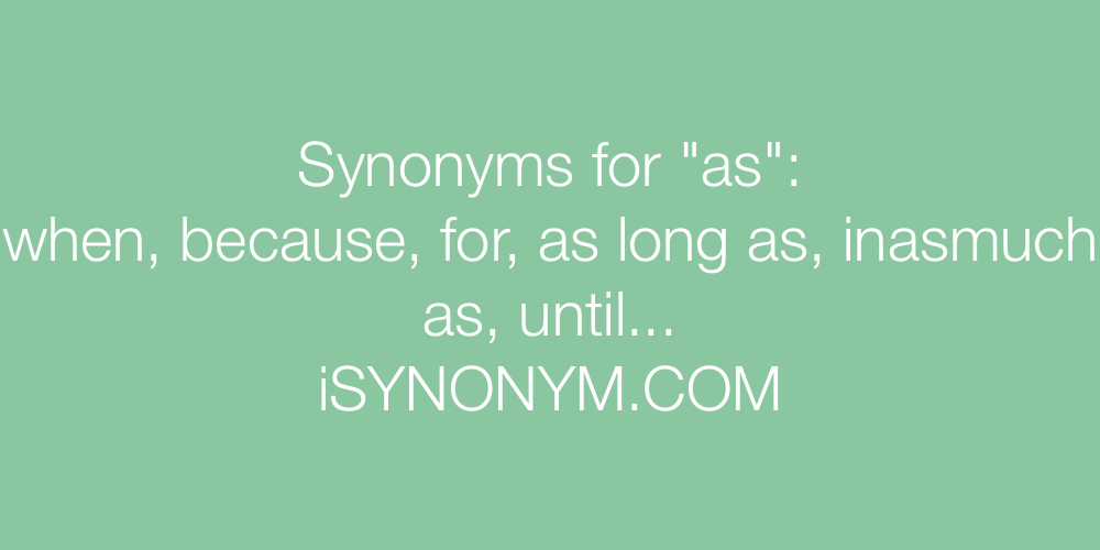 Synonyms as