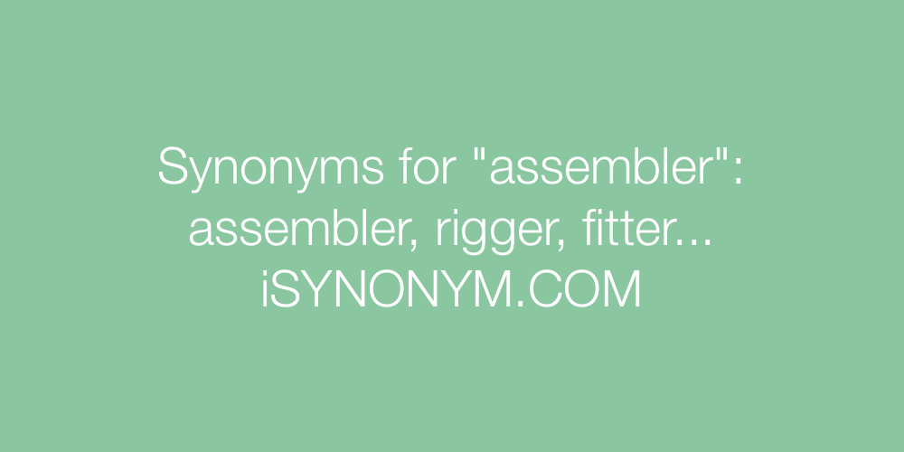 Synonyms assembler