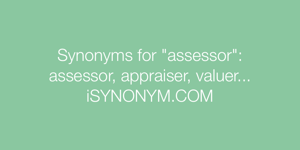 Synonyms assessor