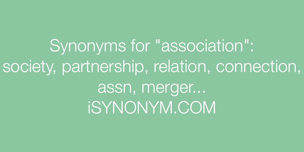 Synonyms association