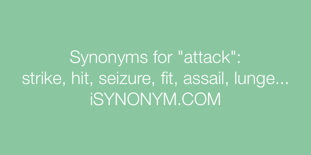 Synonyms attack