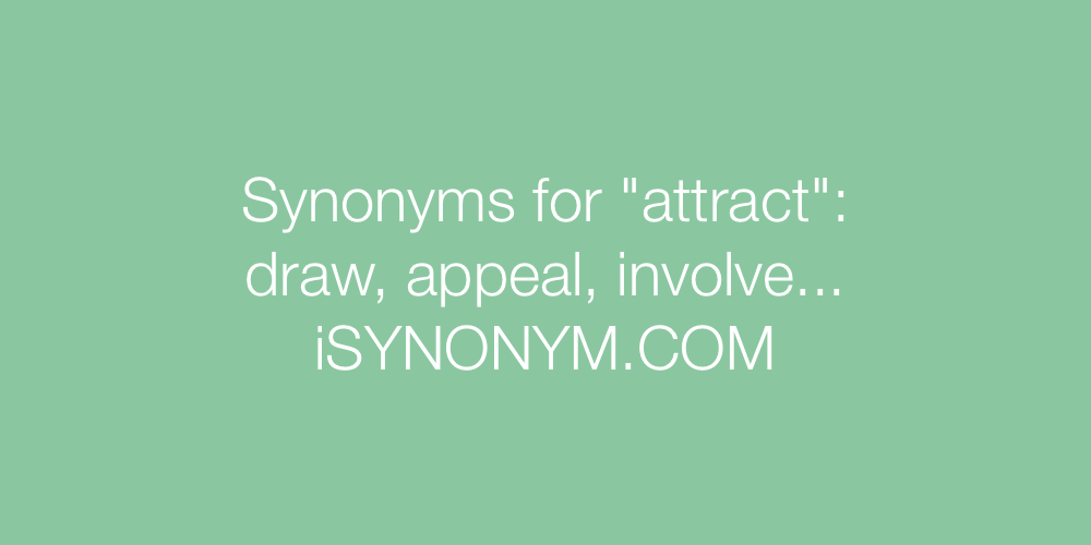 Synonyms attract