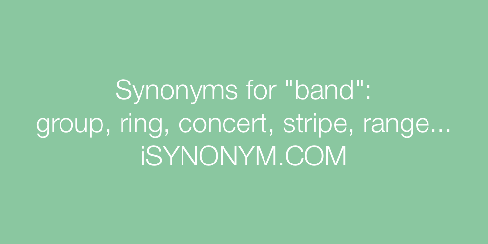 Synonyms band