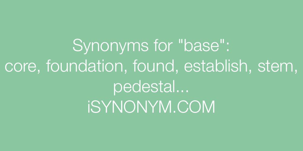 Synonyms base
