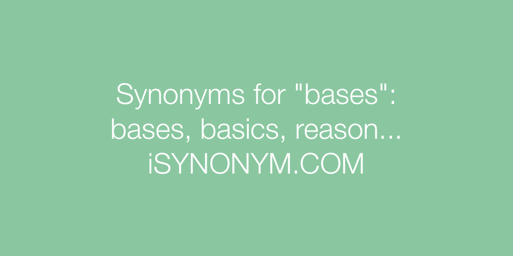 Synonyms bases