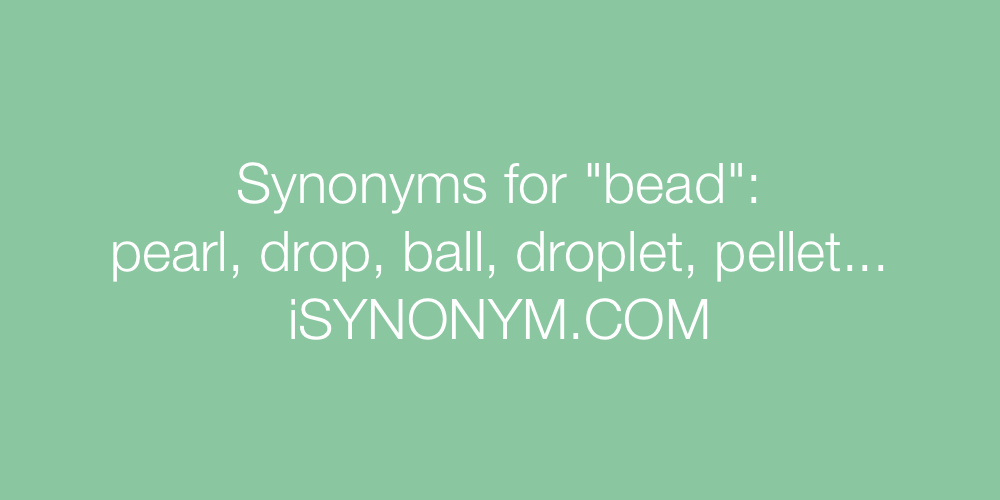 Synonyms bead