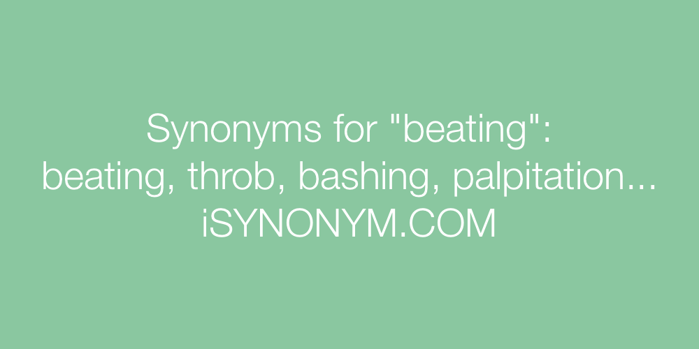 Synonyms beating