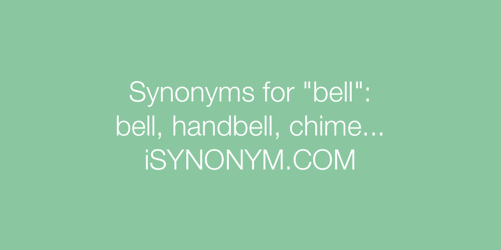 Synonyms bell