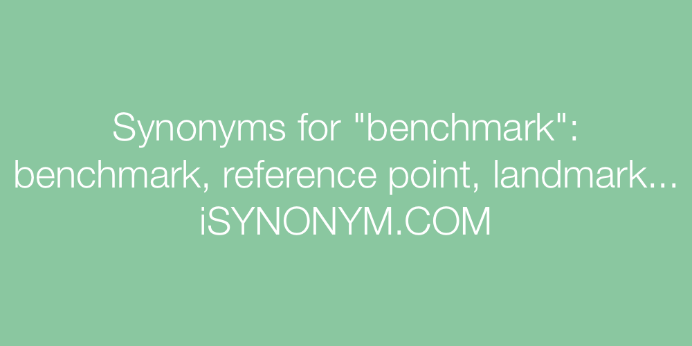 Synonyms benchmark