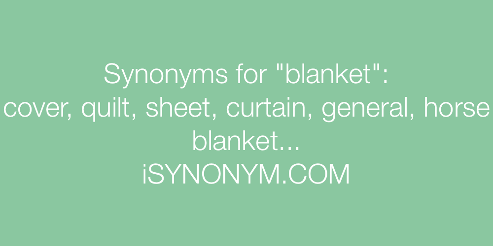 Synonyms blanket