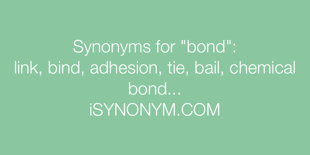 Synonyms bond