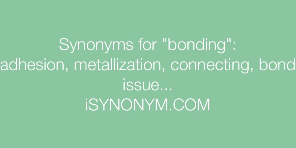 Synonyms bonding