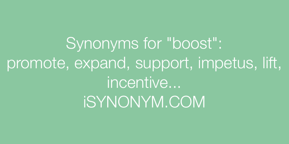 Synonyms boost