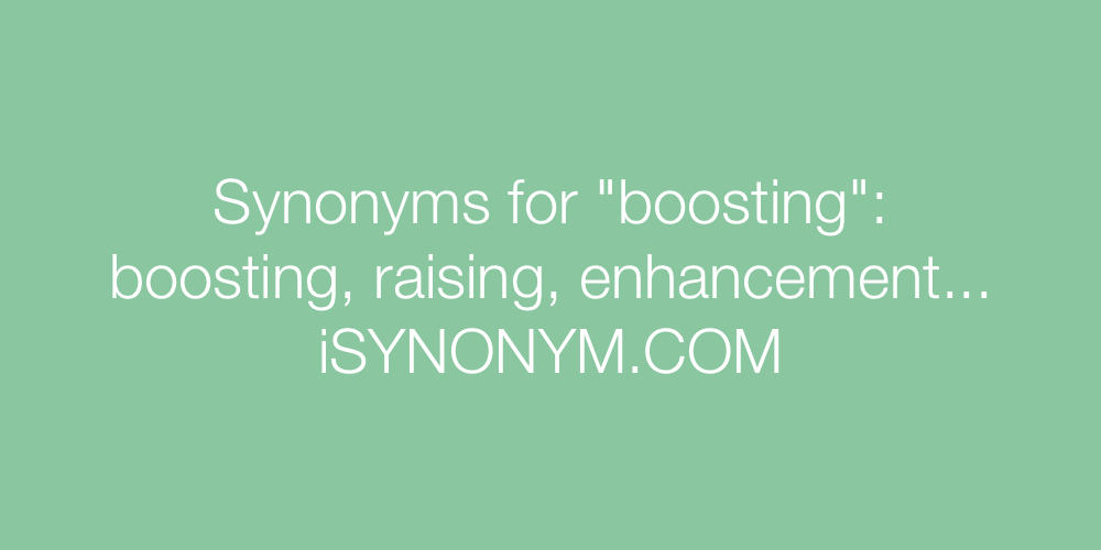 Synonyms boosting