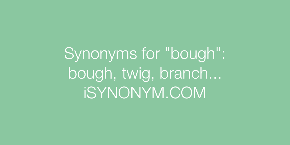 Synonyms bough