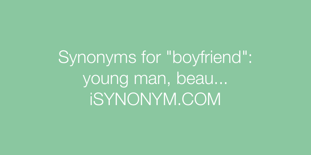 Synonyms boyfriend