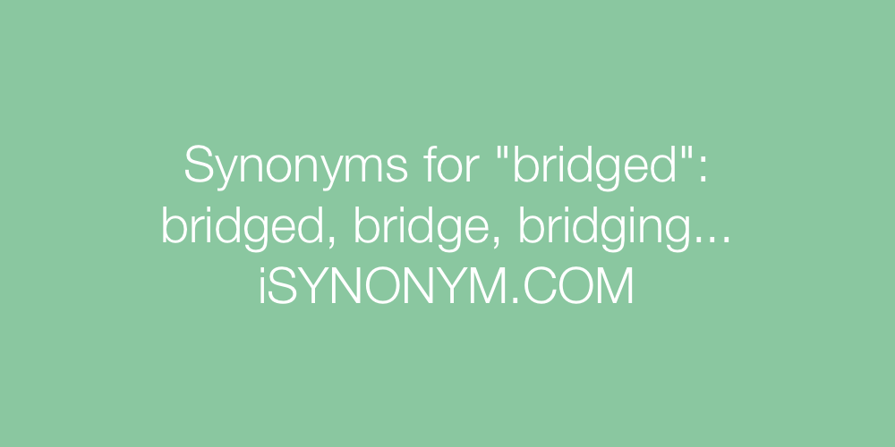 Synonyms bridged
