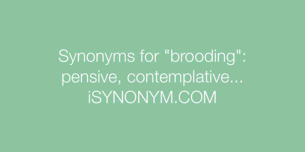 Synonyms brooding