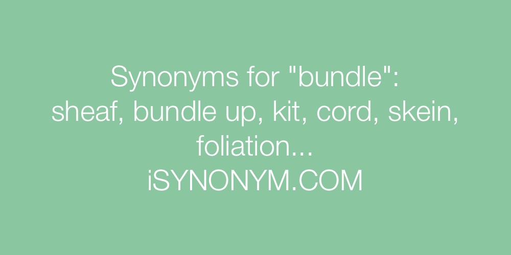 Synonyms bundle