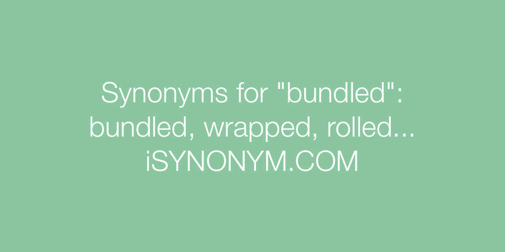 Synonyms bundled