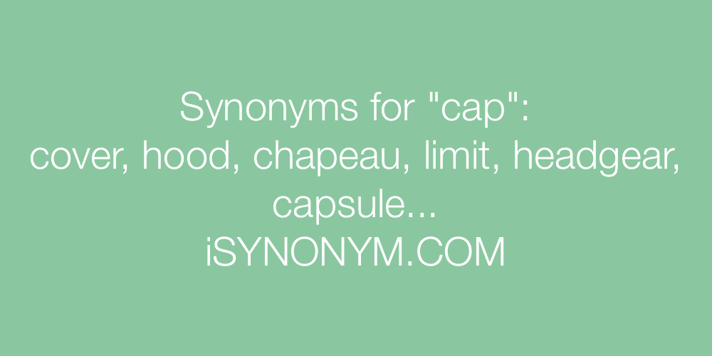 Synonyms cap
