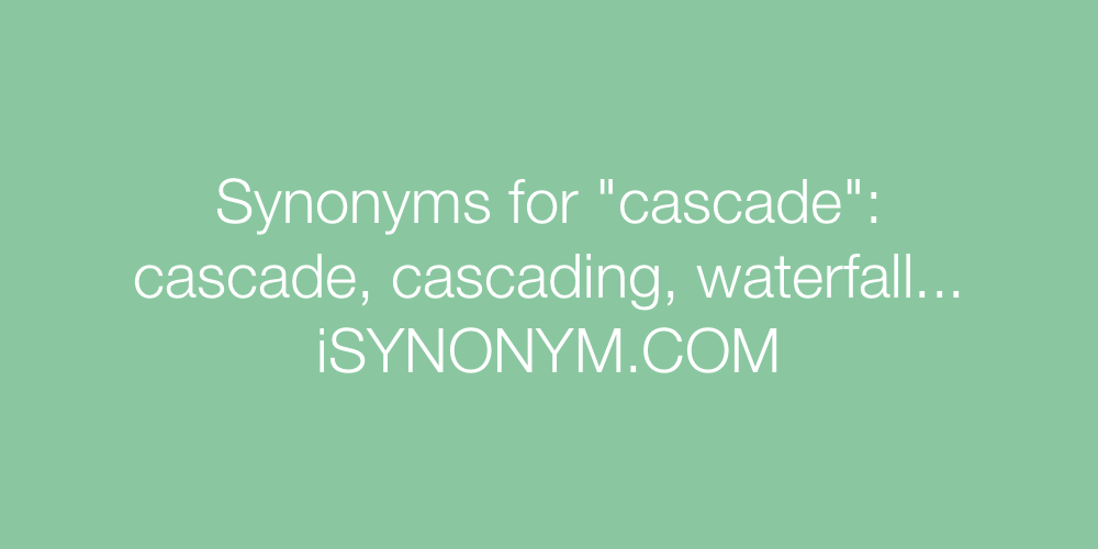 Synonyms cascade