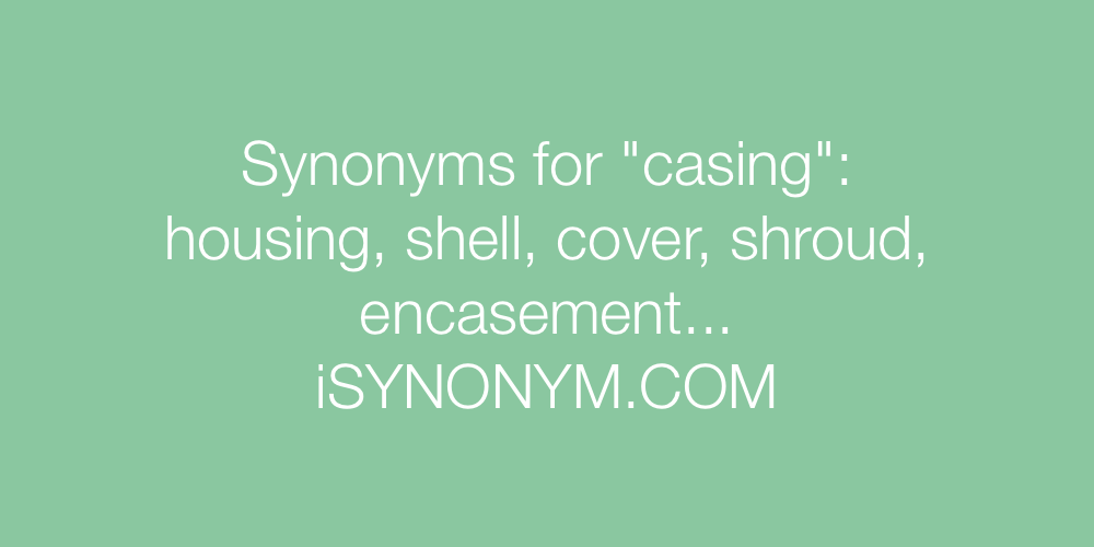 Synonyms casing