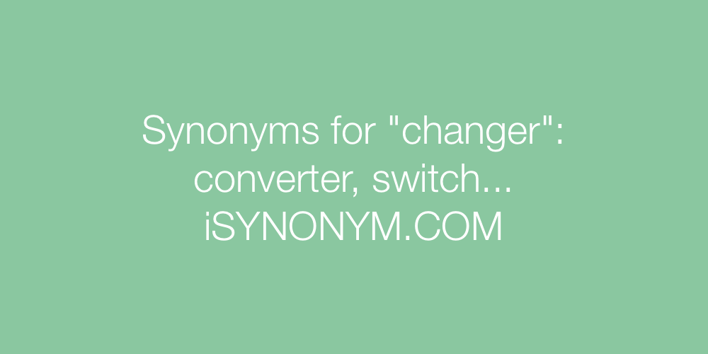 Synonyms changer