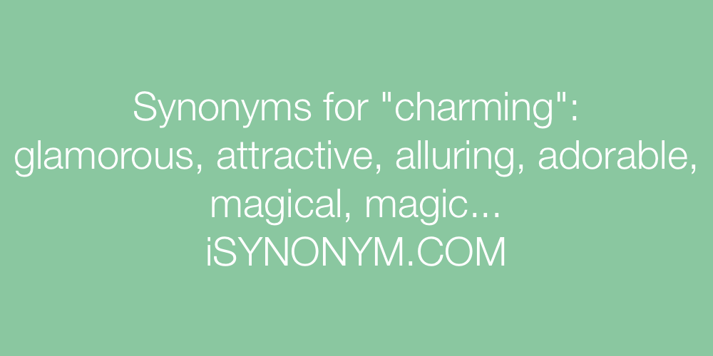 Synonyms charming