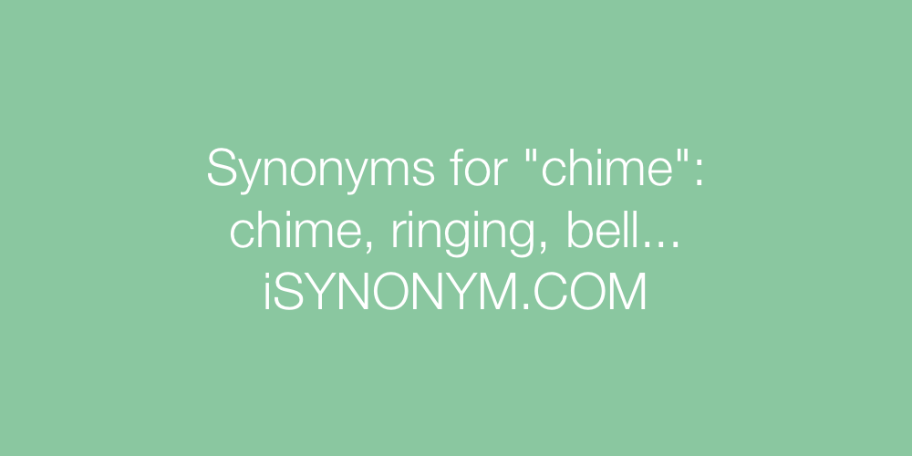 Synonyms chime