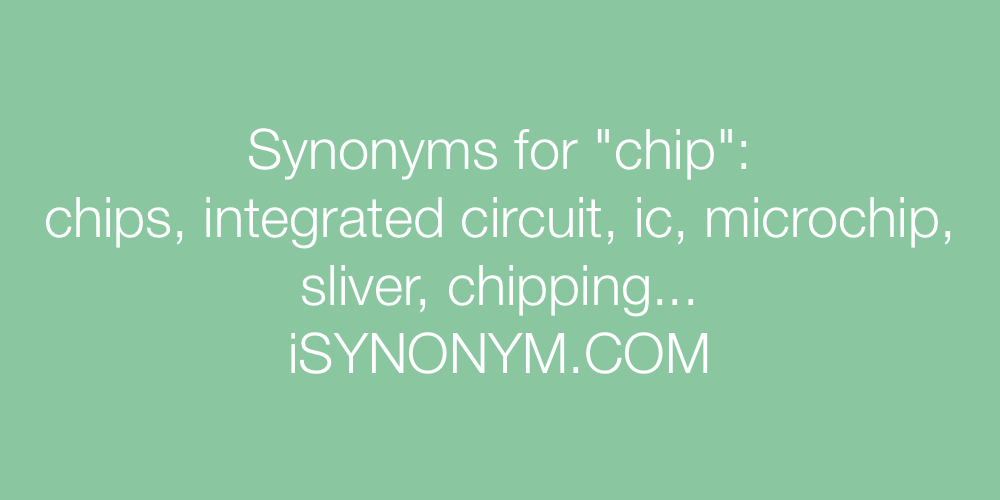 Synonyms chip