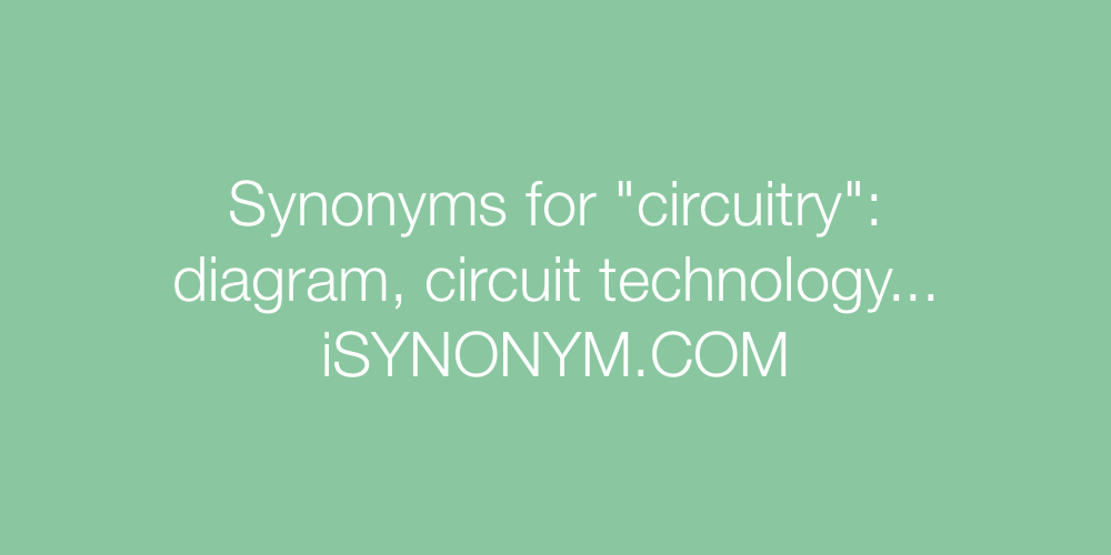 Synonyms circuitry
