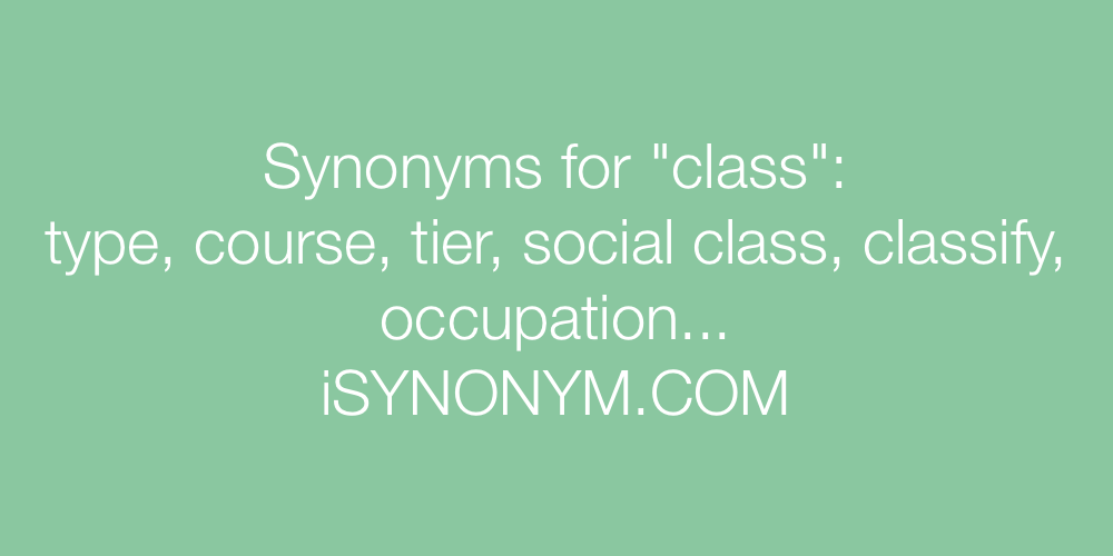 Synonyms class