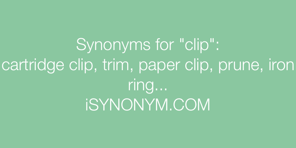 Synonyms clip