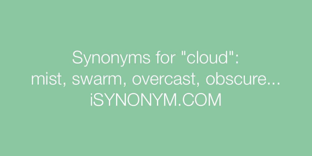 Synonyms cloud