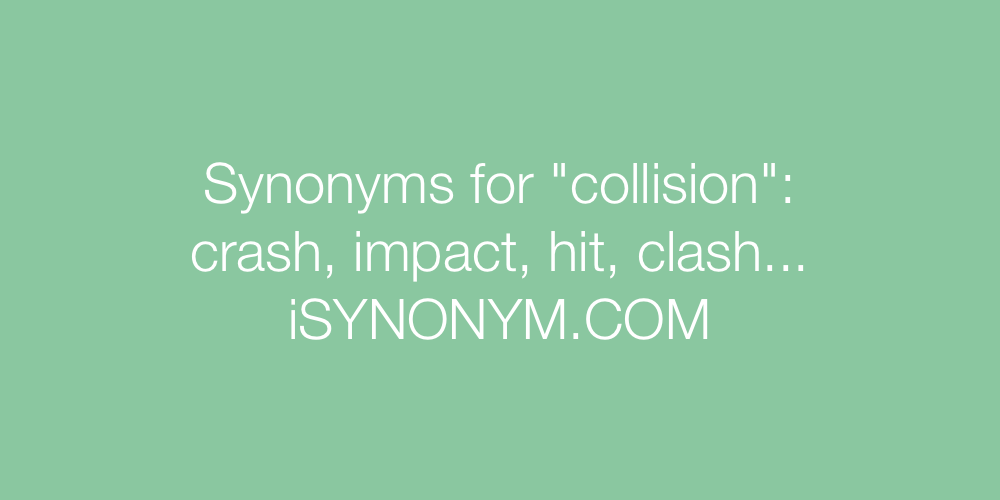 Synonyms collision