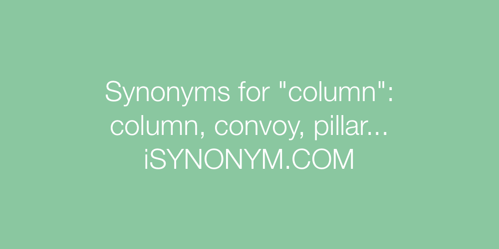 Synonyms column