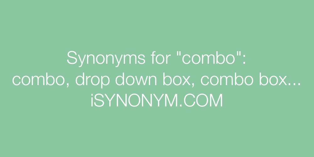 Synonyms combo