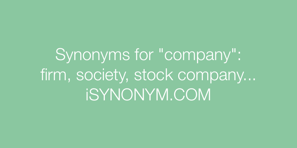 Synonyms company