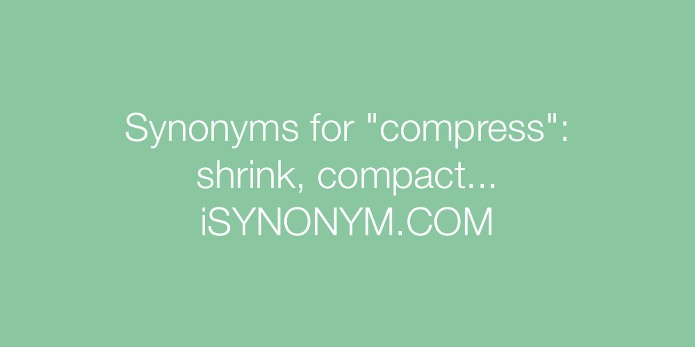 Synonyms compress