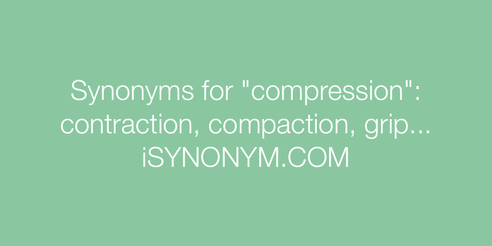Synonyms compression
