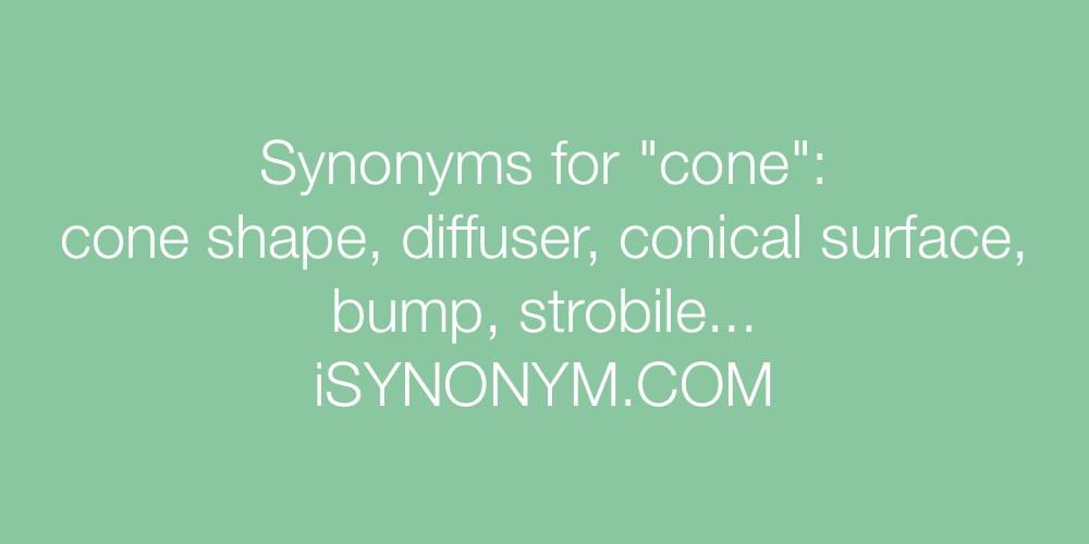 Synonyms cone