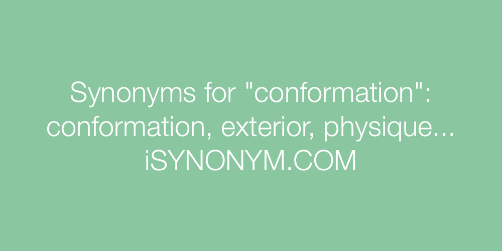 Synonyms conformation