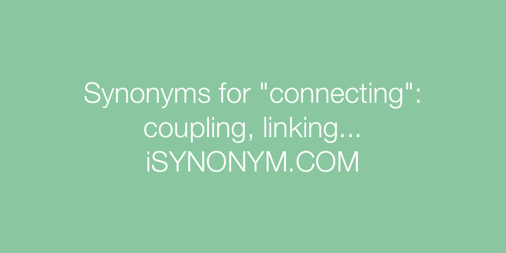 Synonyms connecting